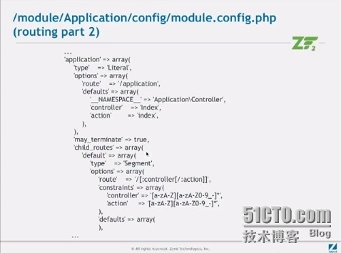 The MVC architecture of ZF2  --  youtube_web_16