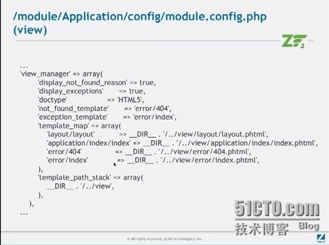 The MVC architecture of ZF2  --  youtube_web_19