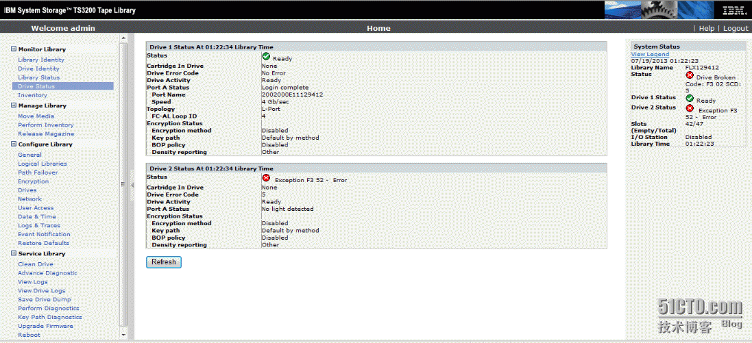 IBM TS3200 Drive故障处理方案_TS3200_02