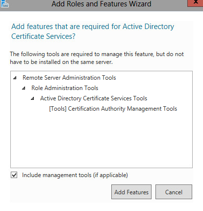 windows 2012 如何给web server自己签发证书_CA