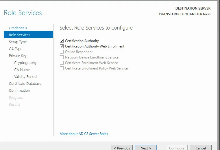 windows 2012 如何给web server自己签发证书_Windows 2012_09