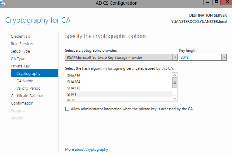 windows 2012 如何给web server自己签发证书_Windows 2012_13