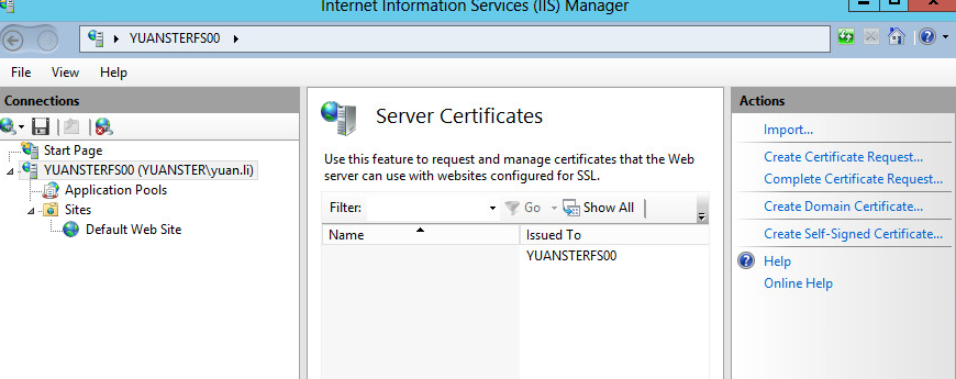 windows 2012 如何给web server自己签发证书_CA_22