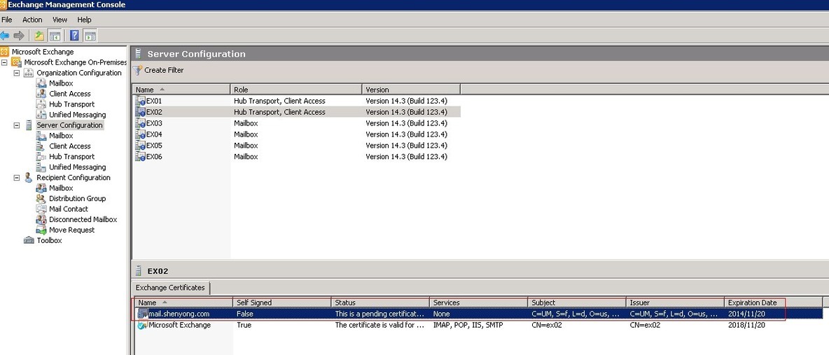 邮件服务器_客户端集线器和邮箱数据库高可用配置之八_(Windows Server 2008 R2 SP1英文版)_邮件服务器_安装准备和安装之七_(Win_43