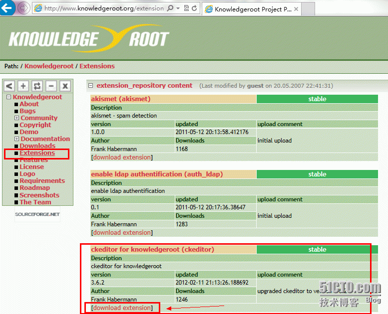 centos6.4 搭建knowlededgeroot-1.0.4知识库平台_knowledgeroot_02