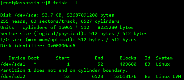 Linux新手之路 - fdisk  mke2fs mount_Linunx_03