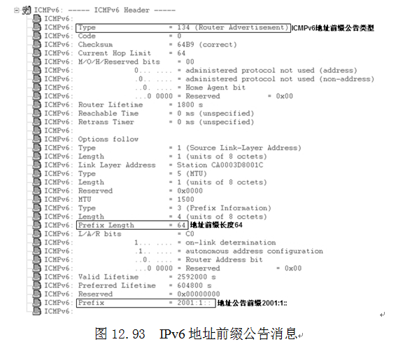 演示：取证ICMPv6前缀请求与前缀公告消息原理_思科认证_04