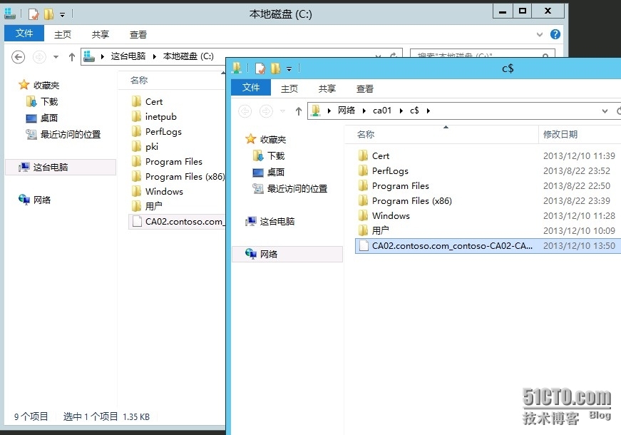 用Windows Server 2012 R2 搭建二层证书服务结构 Part 4_证书服务