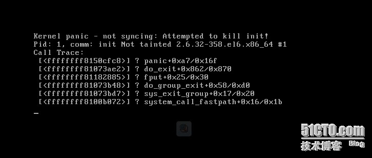 Kernel panic – not syncing: Attempted to kill init_syncing  kill init