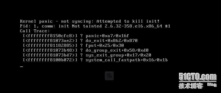 Kernel panic – not syncing: Attempted to kill init_Kernel panic syncing