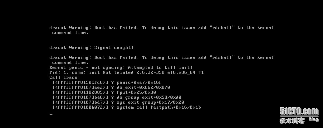 Kernel panic – not syncing: Attempted to kill init_syncing  kill init_02