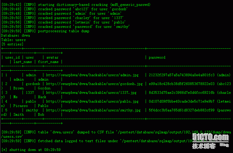 BT5利用sqlmap对漏洞靶机扫描_sqlmap_03