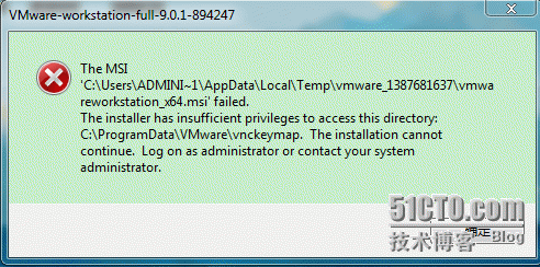 Vmware workstation 10 "The MSI ''failed"_VM10