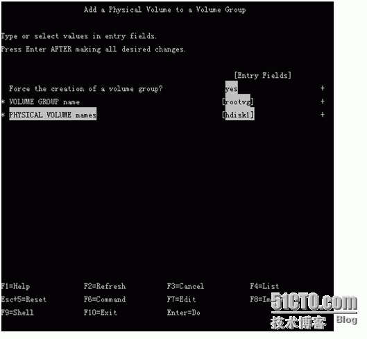 AIX添加硬盘后做rootvg镜像及取消_smit fs