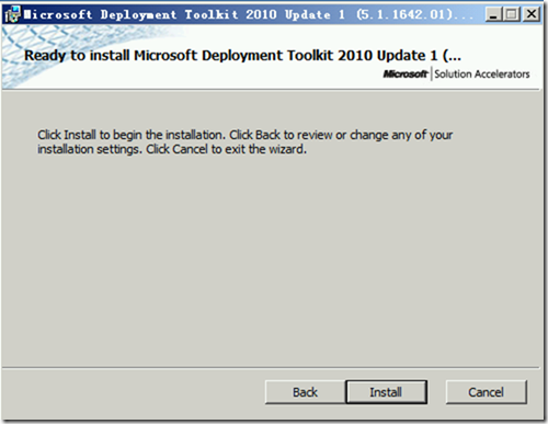 MDT2010学习（一），安装MDT2010_Microsoft_05