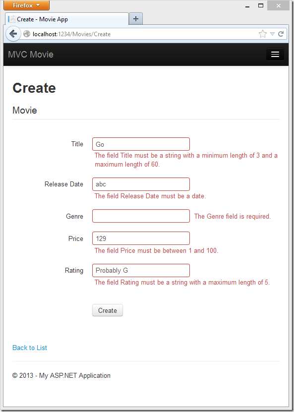 ASP.NET MVC 5 - 给数据模型添加校验器_模型_03