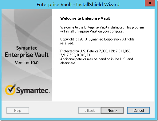 Enterprise Vault 10.0.4 FOR  Exchange2013 部署之二 -安装过程_EV For Exchange2013 _02