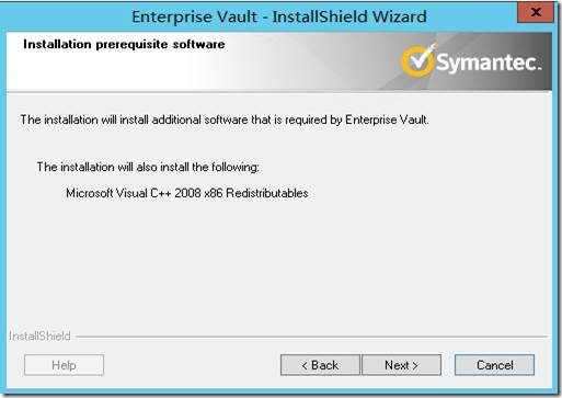 Enterprise Vault 10.0.4 FOR  Exchange2013 部署之二 -安装过程_Enterprise Vault 部署_04