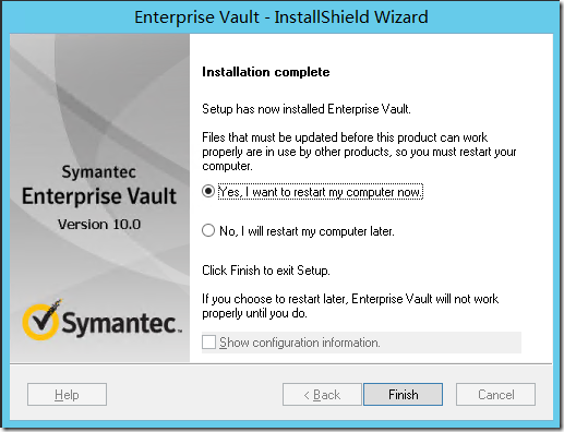 Enterprise Vault 10.0.4 FOR  Exchange2013 部署之二 -安装过程_EV _14