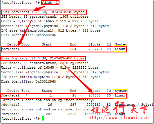 烂泥：centos6.4服务器添加新硬盘_服务器_10