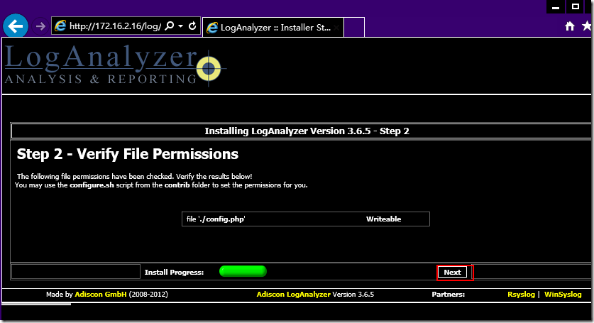 rsyslog + mysql + loganalyzer 构建日志服务器_过滤器_07