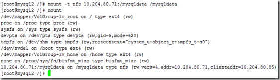 heartbeat v2配置高可用web集群和基于nfs搭建MySQL高可用集群_主机_18