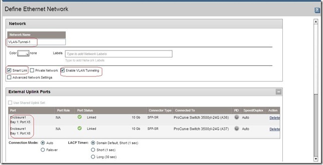 Scenario 7 – HP C7000 VC FlexFabric  Tunneled VLANs and SUS  A/A vSphere_HP C7000 VC _07