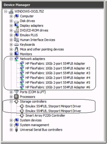 HP C7000 Virtual Connect FlexFabric模块下Windows2008R2网络连接查看与配置_HP C7000 _05