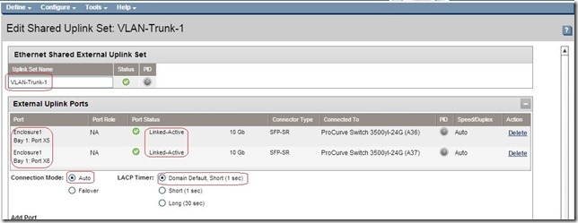 Scenario 8 -HP Virtual Connect FlexFabricNAG in a Shared Uplink Set-Ethernet and FCoE SAN_HP C7000 _05