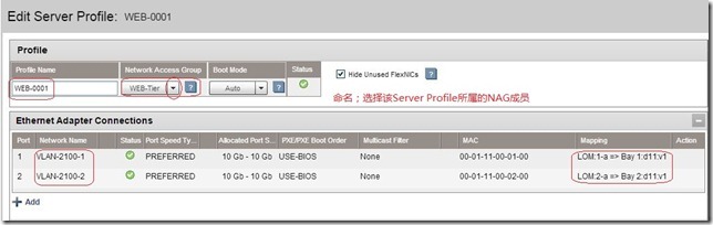 Scenario 8 -HP Virtual Connect FlexFabricNAG in a Shared Uplink Set-Ethernet and FCoE SAN_Virtual Connect_12