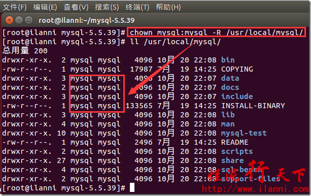 烂泥：mysql5.5数据库cmake源码编译安装_烂泥.mysql5.5.源码.安装_13