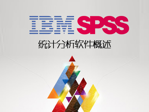 IBM SPSS 统计分析软件概述视频课程