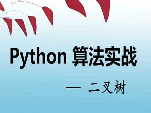Python算法实战视频课程--二叉树