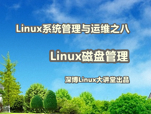 Linux磁盘管理实战视频课程