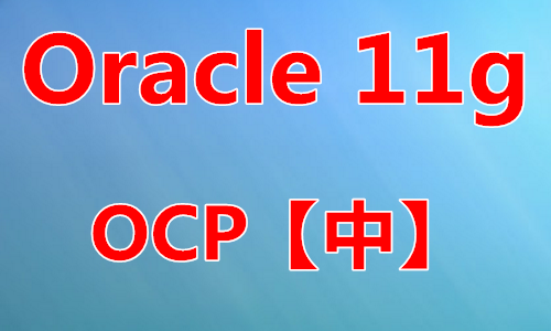 Oracle11g OCP 考试实战培训视频课程(中)