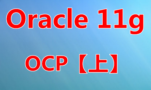 Oracle11g  OCP 考试实战培训视频课程(上)
