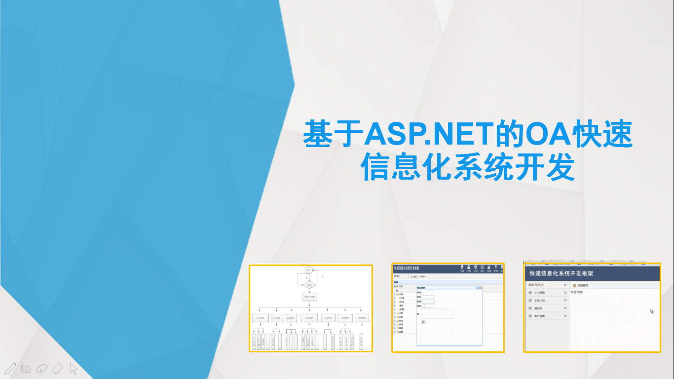 ASP.NET的OA快速信息化系统开发课程(企业级商业项目培训案例+代码+数据库)