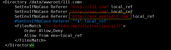 11.25-11.27 配置防盗链，访问控制（Directory,FilesMatch）_配置_04