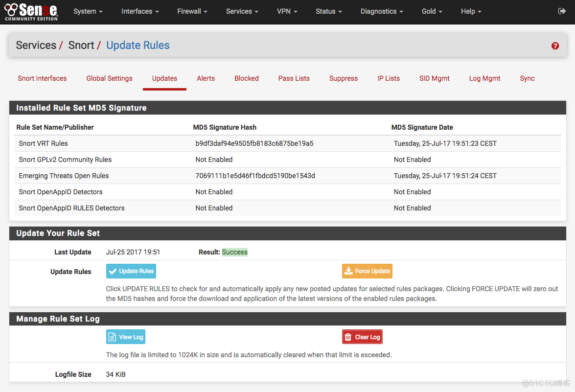 pfSense 配置Snort（包含OpenApp ID）_pfsense Snort_04