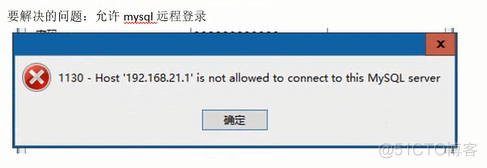 MySQL 远程登录_mysql