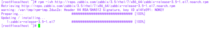 ZABBIX（一） Centos 7 安装Zabbix 3.5_zabbix_26