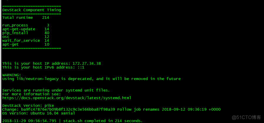OpenStack实践(一):Ubuntu16.04下DevStack方式搭建p版OpenStack_Ubuntu16.04.5_05