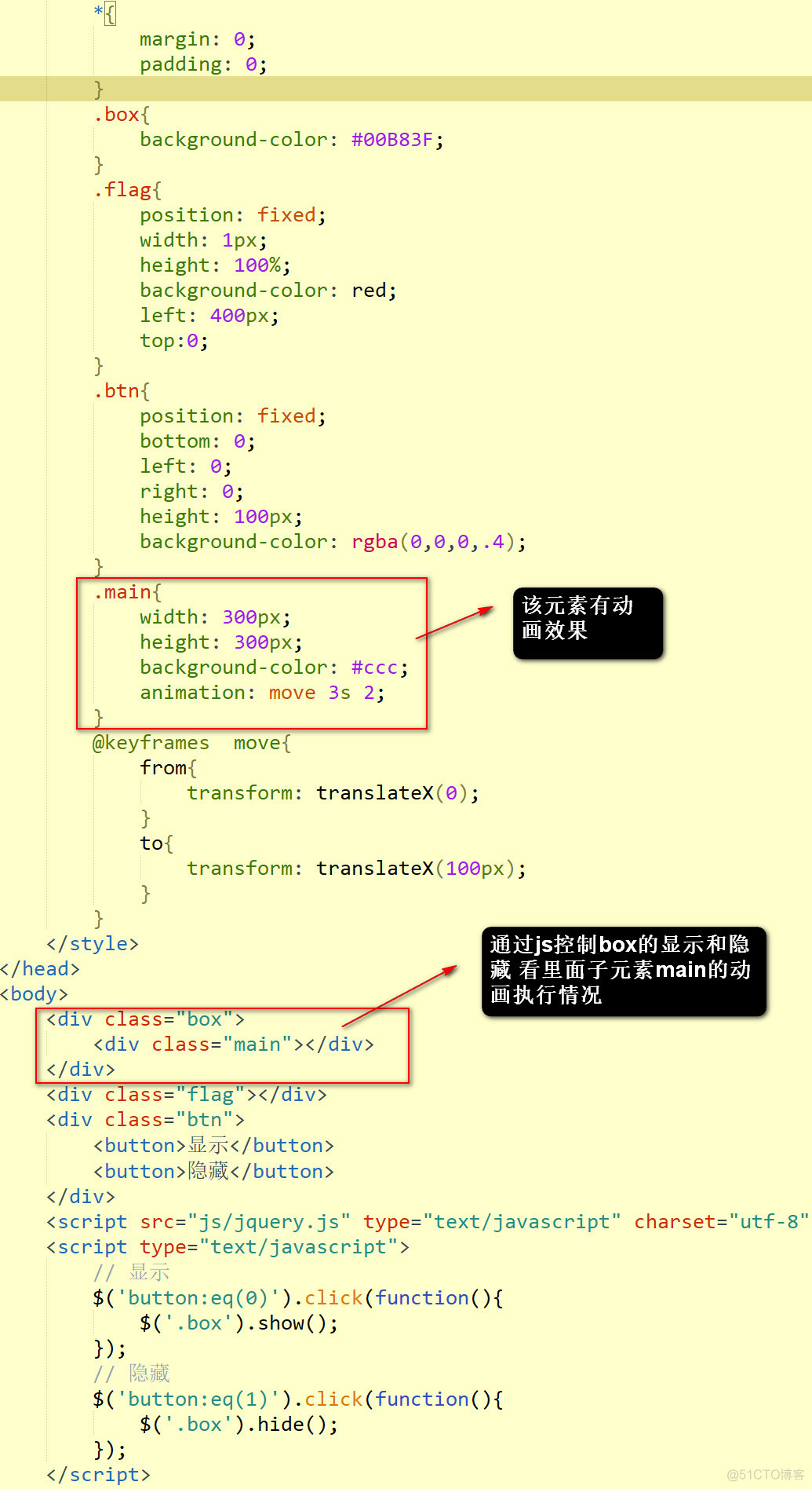 动态切换父元素隐藏和显示里面的子元素的动画会再一次执行吗?_动画