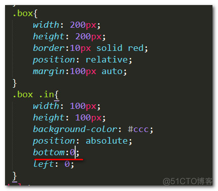 css中absolute定位的top:100%和bottom:0的区别_css_03