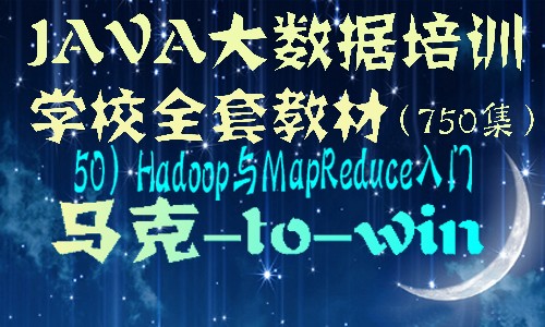 Java大数据培训学校全套教程-50）Hadoop与MapReduce入门