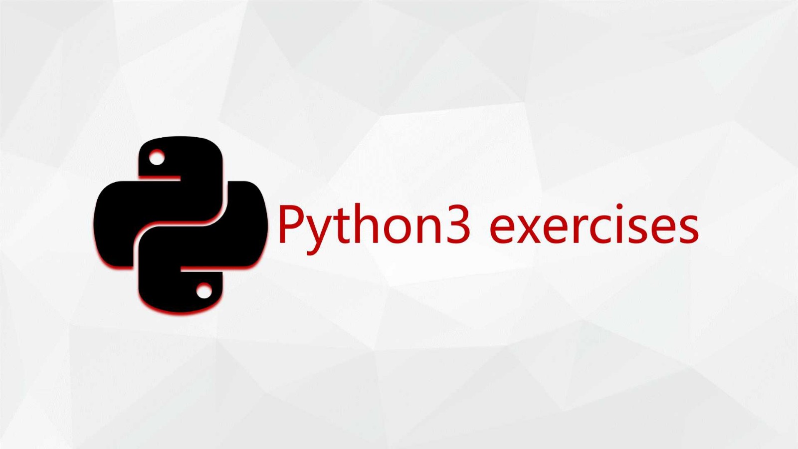 Python 3语法知识点+编程练习题