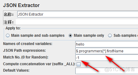 JMeter中提取json数据_JMeter中提取json数据_07