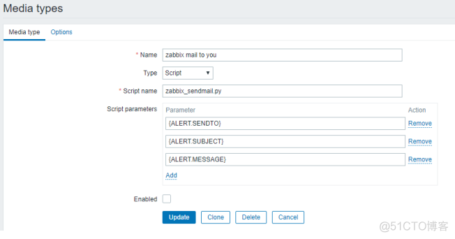 zabbix server邮件告警页面设置_zabbix