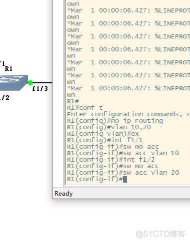 GNS3（Cisco）利用trunk实现跨交换机配置vlan_GNS3_15