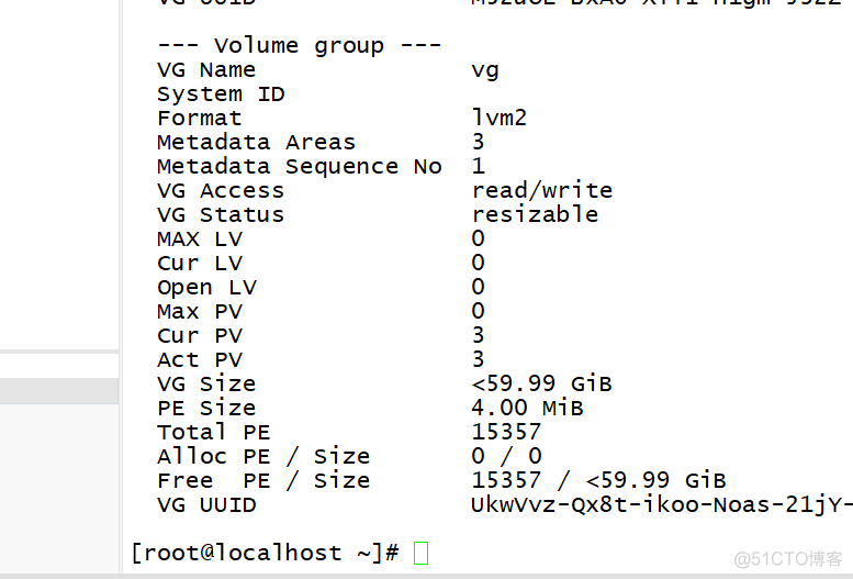 在Linux当中添加LVM逻辑卷_LVM_12